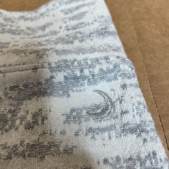 Zyia Active Sweatshirt Women SIZE Small Ivory Gray Long Sleeve Full Zip Collared - Picture 8 of 8